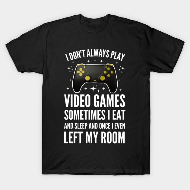 Funny Gamer men women Video Gamer Gaming Game Controller T-Shirt by Emouran